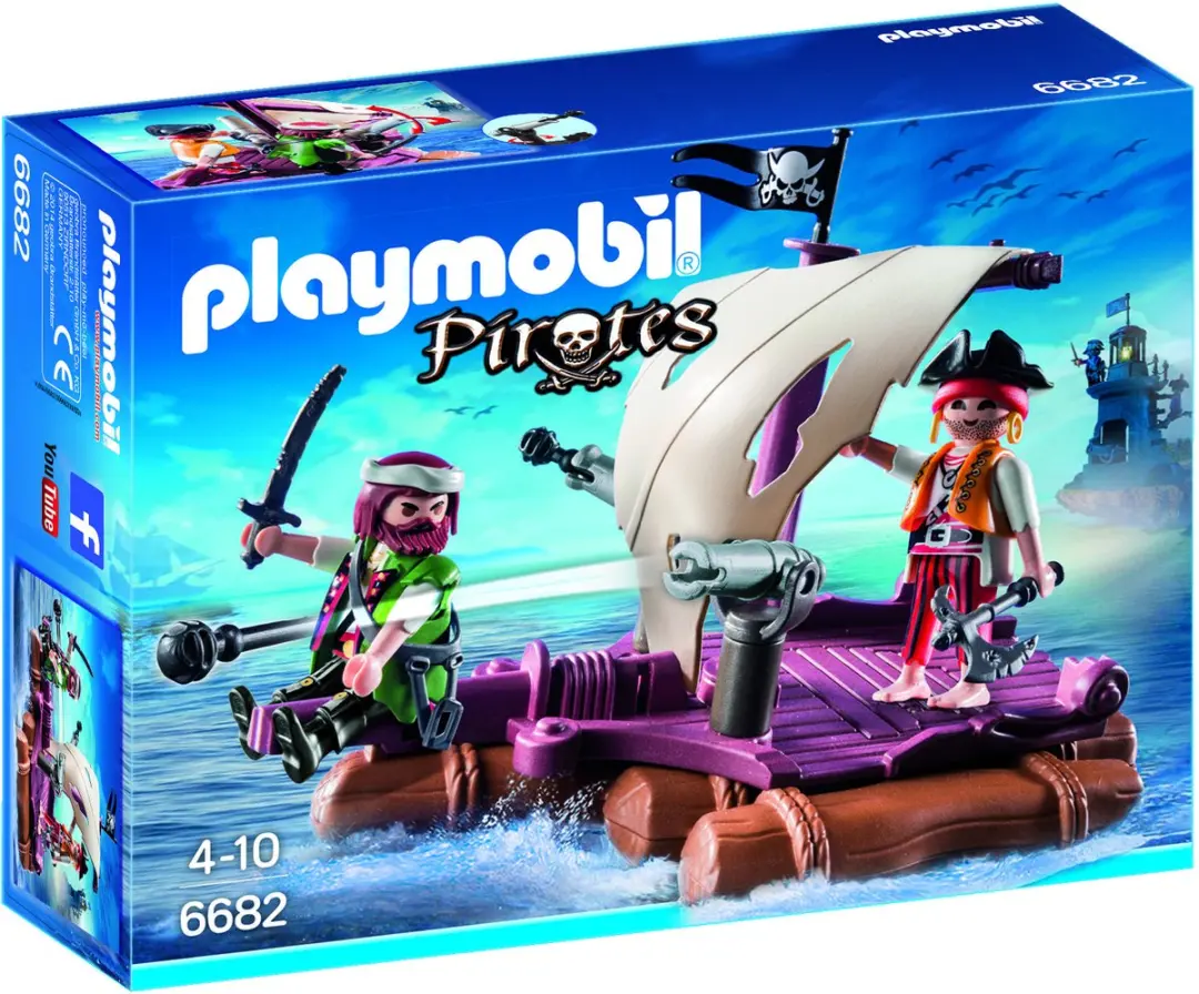 Playmobil Piratenvlot 6682 - Multicolor
