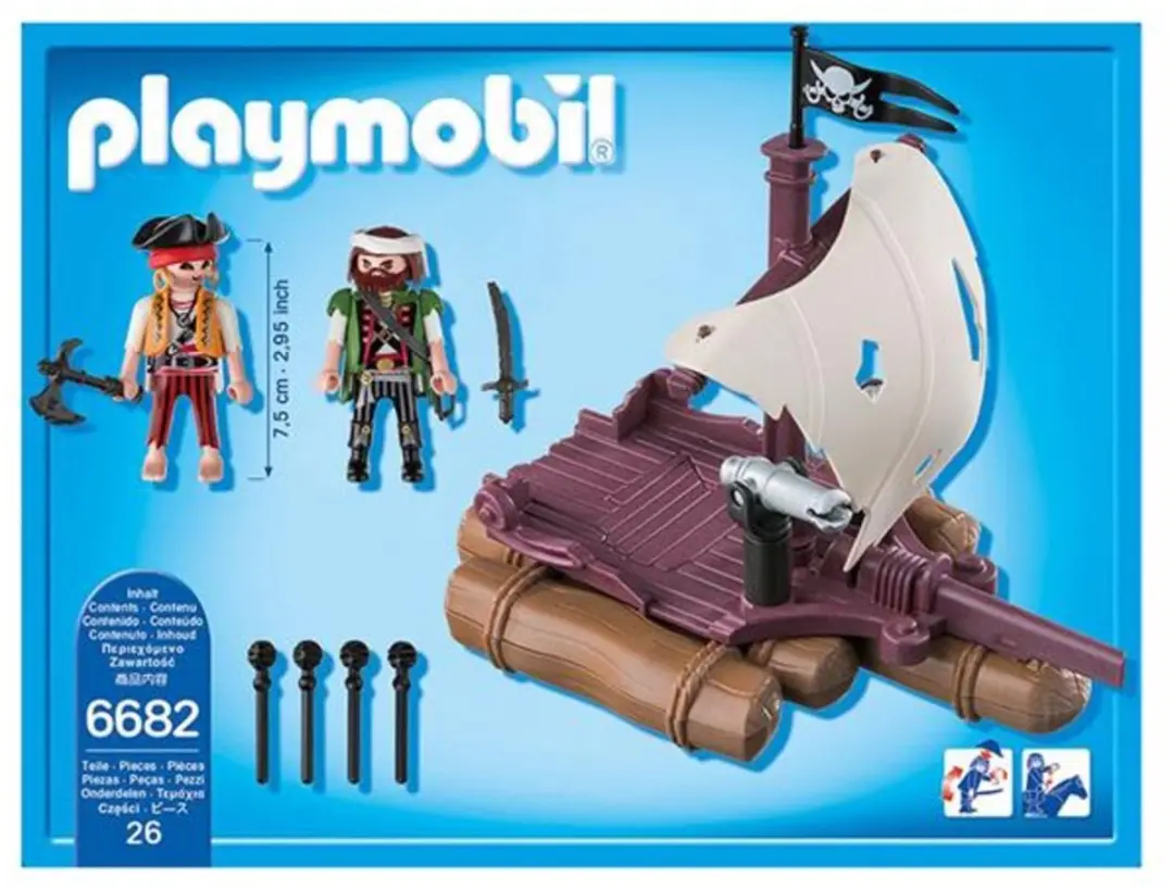 Playmobil Piratenvlot 6682 - Multicolor