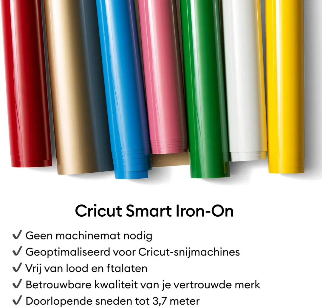 Cricut Smart Iron-On 33x91cm - Zwart