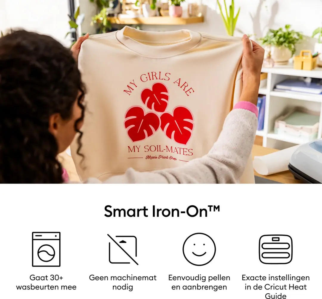 Cricut Smart Iron-On 33x91cm - Zwart