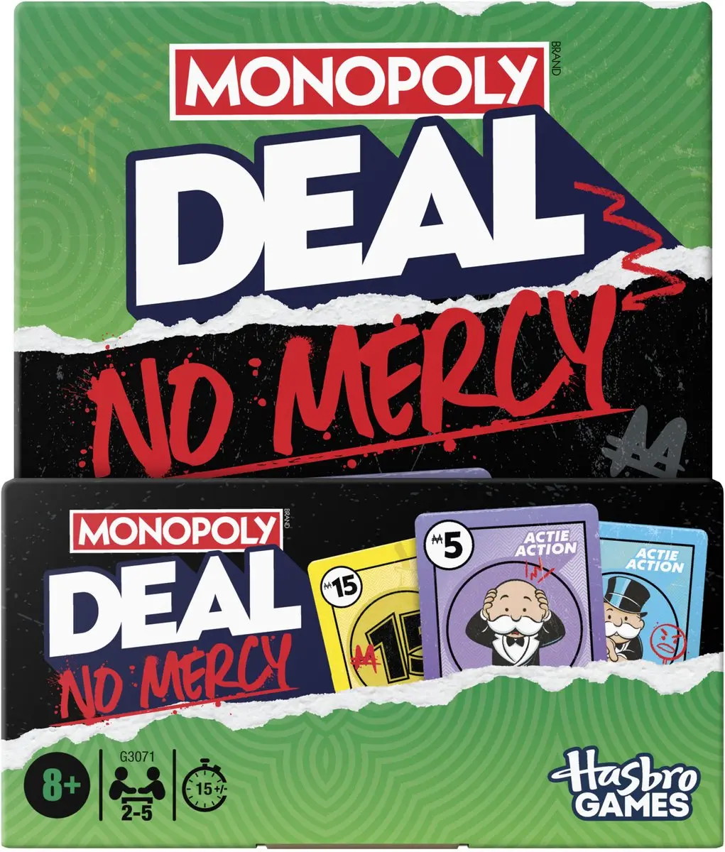 Monopoly Deal No Mercy Kaartspel
