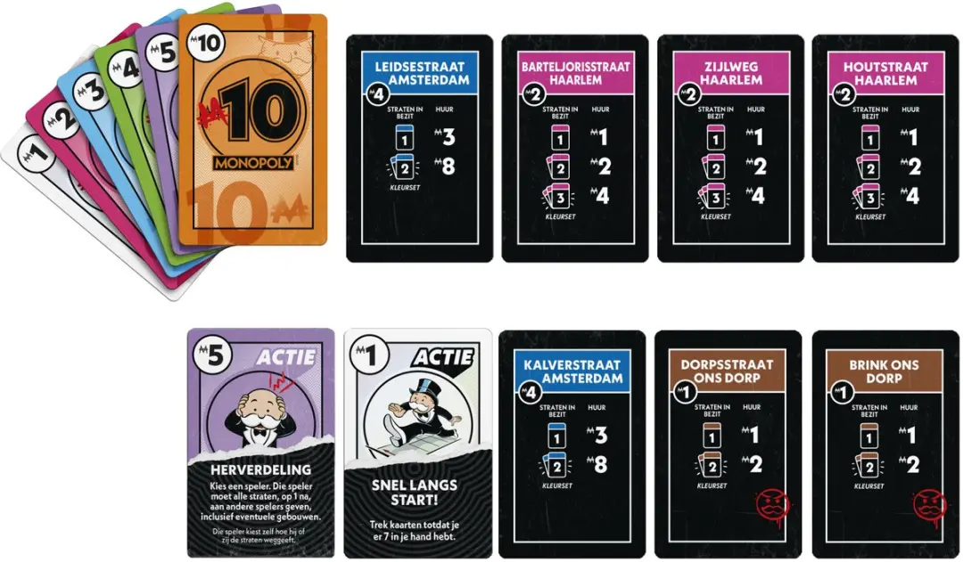 Monopoly Deal No Mercy Kaartspel - Belgische Editie
