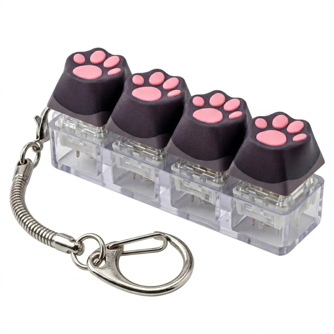 NUVEX Zwart Kattenpoot Fidget Toy