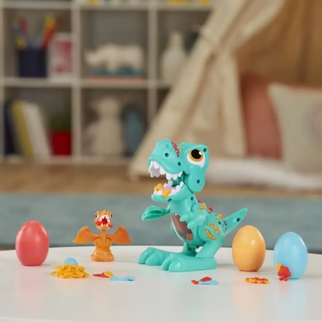 Play-Doh Dino Crew Boetseeklei - 3 Stuks