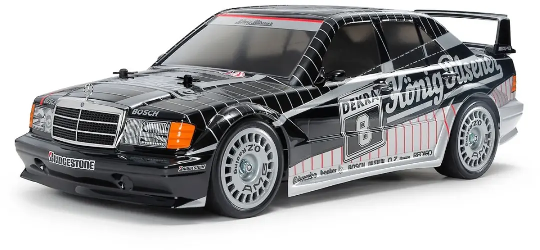 Tamiya TT-02 1:10 RC M-B 190E Evo II Kö-Pi Bouwpakket