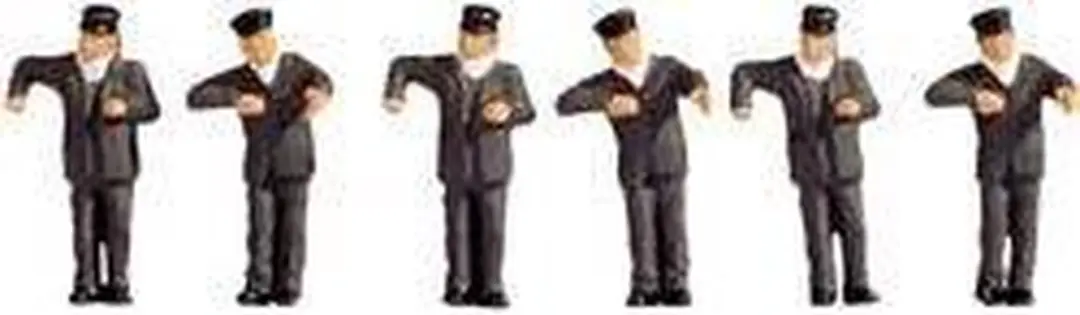 Noch Machinist Stoomloc Figuur - Schaal H0 Grijs