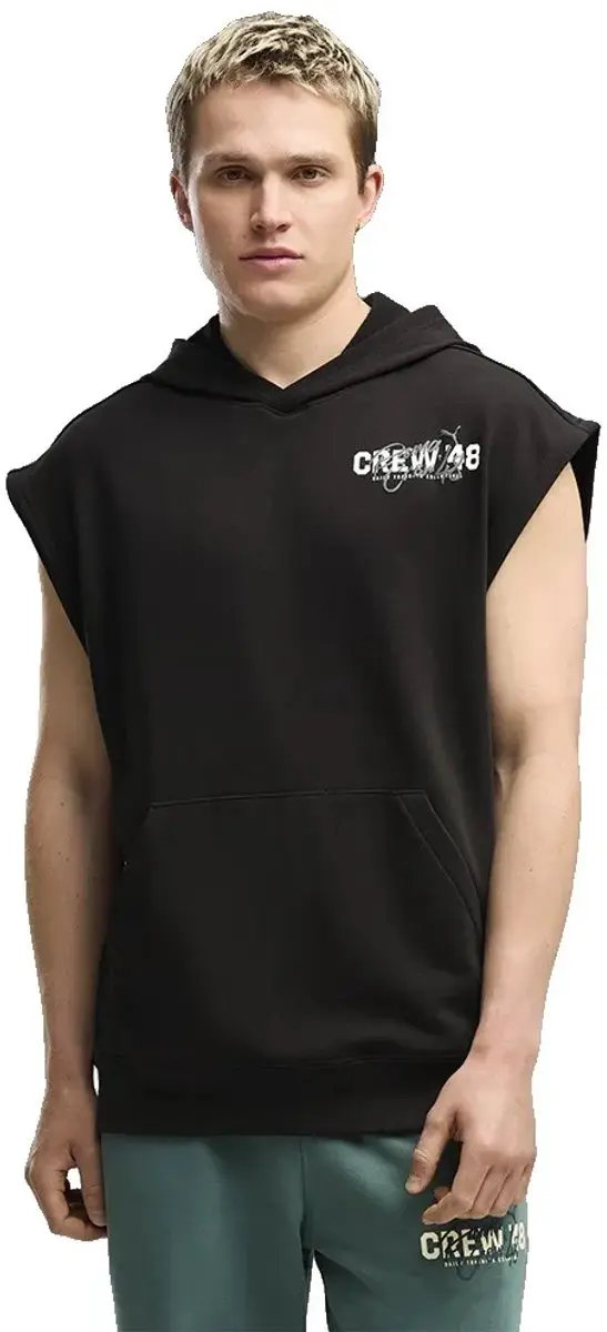 PUMA French Terry Sleeveless Hoodie M