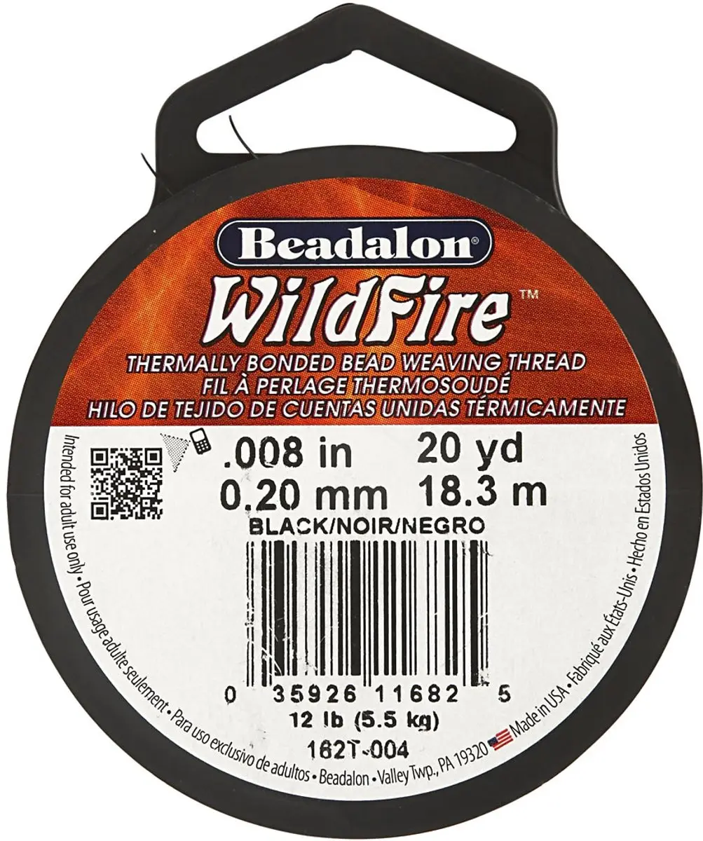 Creativ Company Sieradendraad Zwart 0,2mm - 18,3m - afbeelding 2 van 3