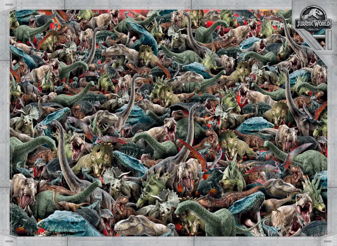 Clementoni Jurassic World Puzzel 1000 Stuks - Multicolor