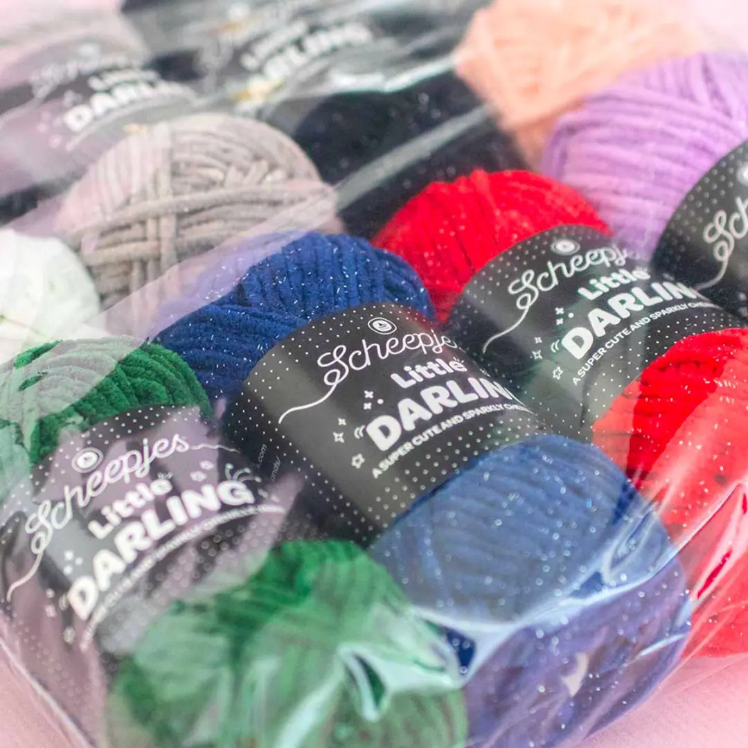 Scheepjes Little Darling Sparkle - 8 Kleuren 200g
