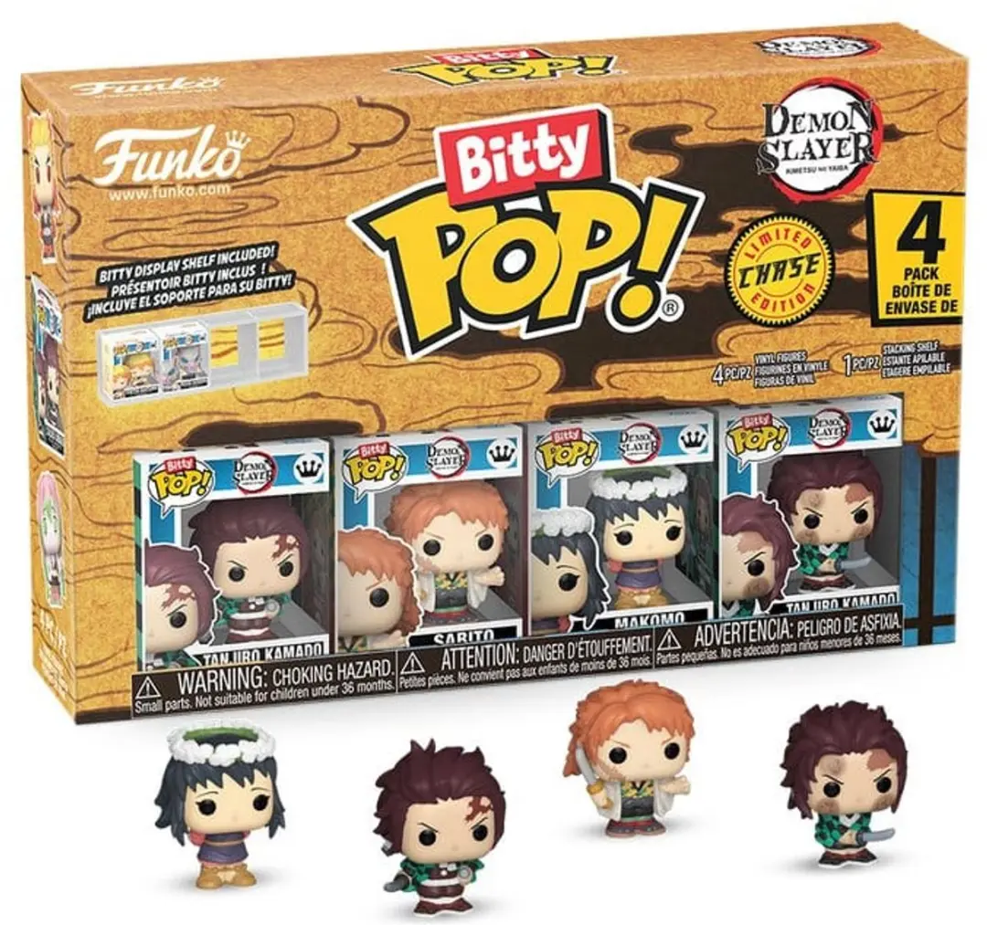 Funko Demon Slayer Bitty POP! Tanjiro 4-Pack