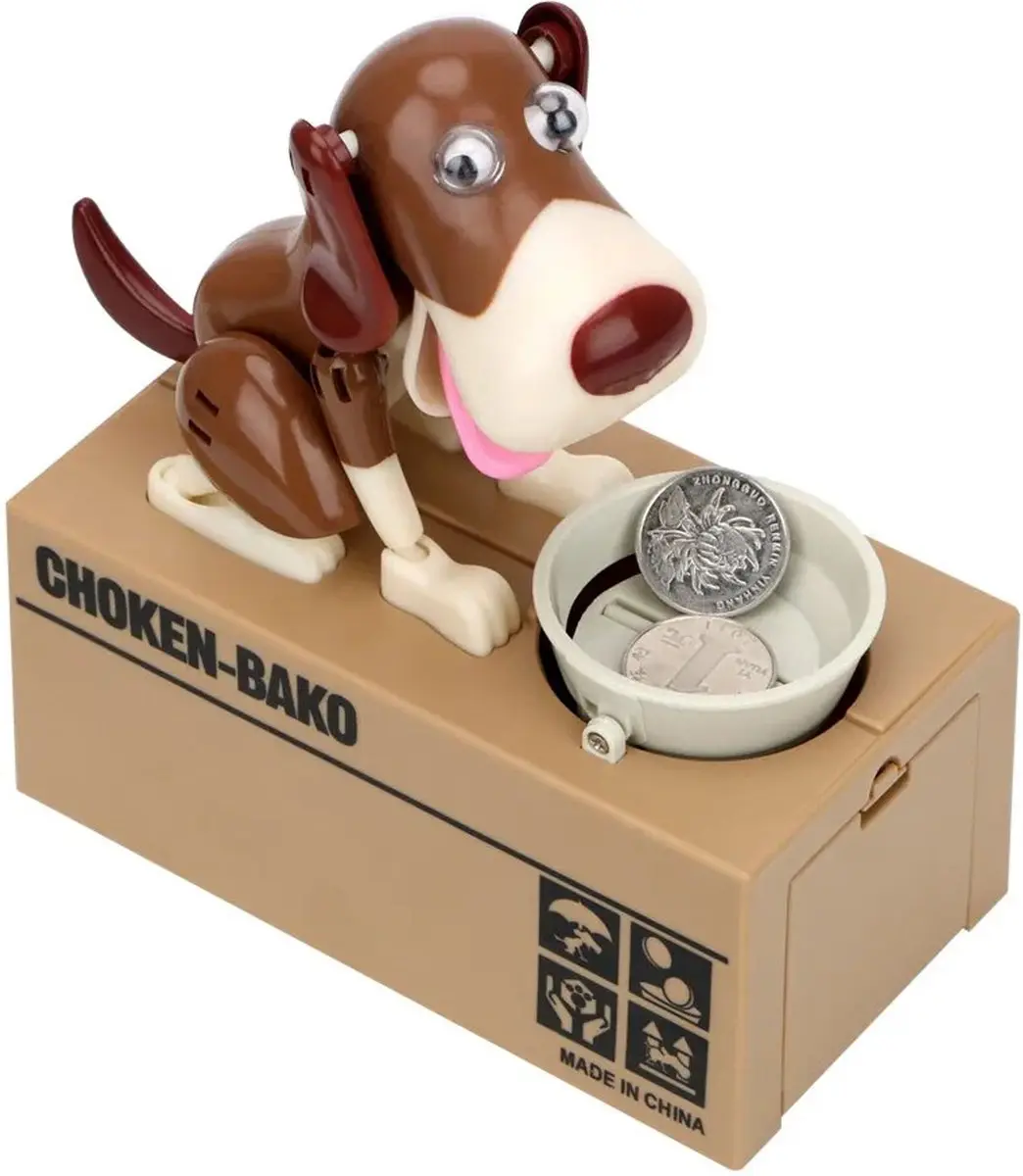 RedParrot Spaarpot Hond Bewegend