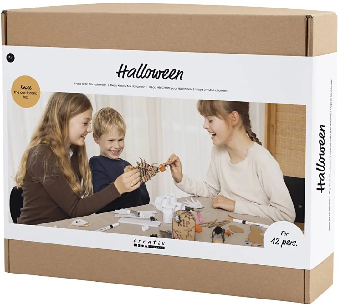 Creativ Company Mega Creatieve Box Halloween Insecten - Meerkleurig