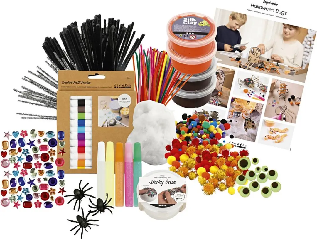 Creativ Company Mega Creatieve Box Halloween Insecten - Meerkleurig