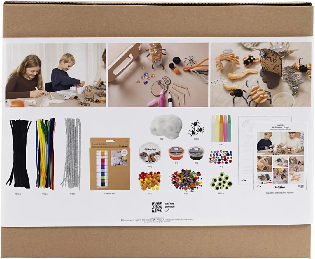 Creativ Company Mega Creatieve Box Halloween Insecten - Meerkleurig