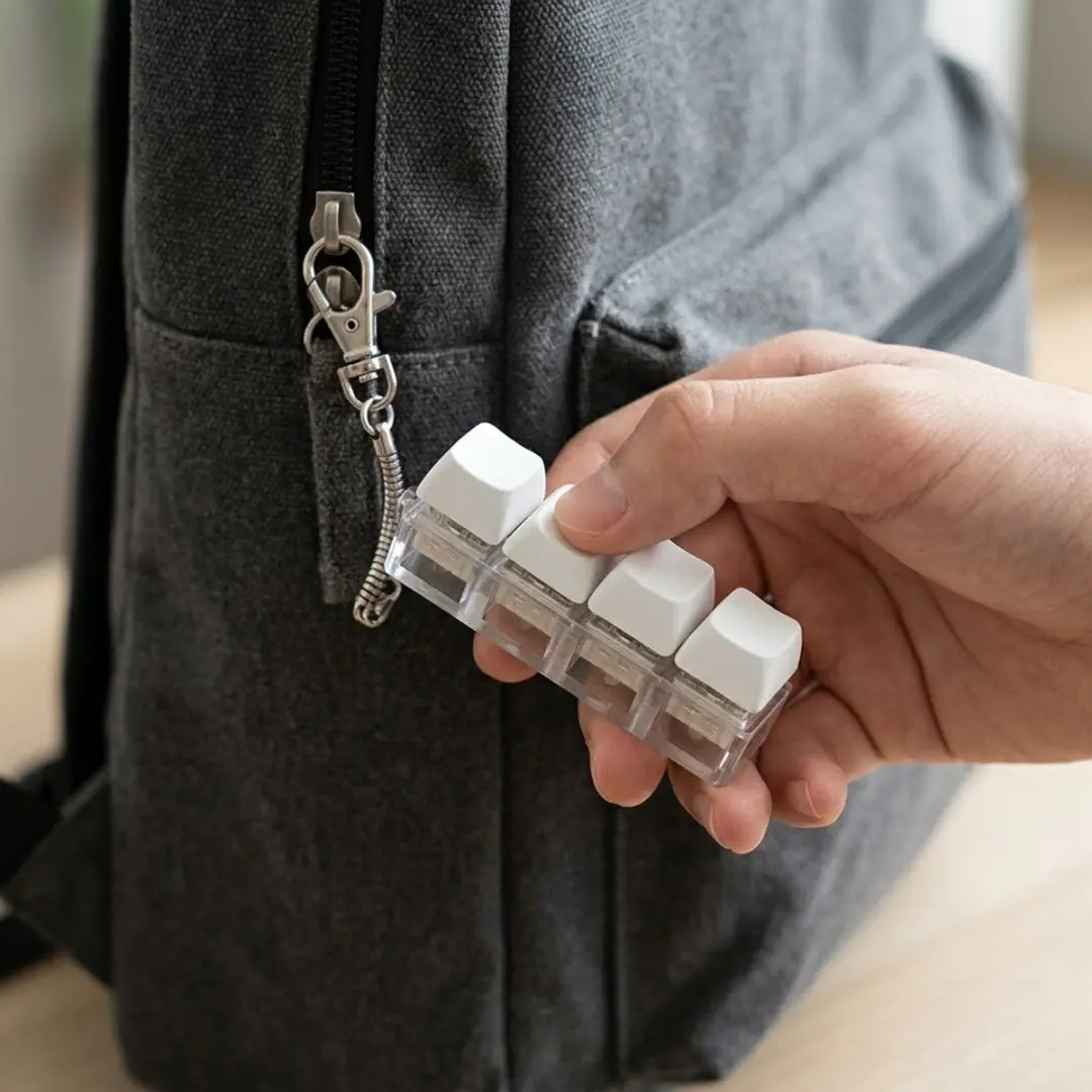 NUVEX Wit Fidget Knop Ontspanningsspeelgoed - Sensorisch