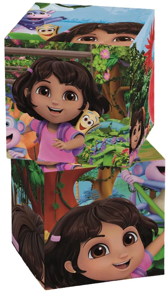 Clementoni Dora The Explorer 12 Blokken Puzzel - Multikleur - afbeelding 4 van 6