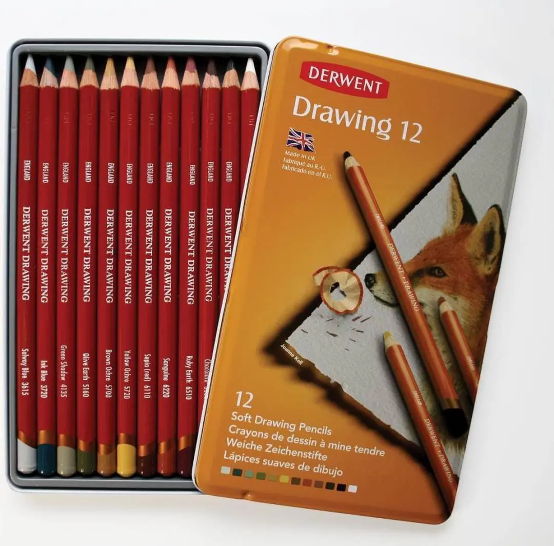 Derwent Drawing Tekenpotloden 12 Stuks
