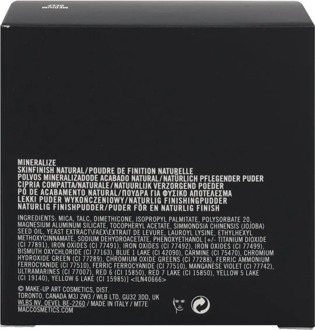 MAC Mineralize Skinfinish Medium Deep Poeder 150ml