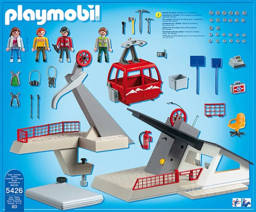 Playmobil Bergstation met Kabelbaan 5426 - Multicolor