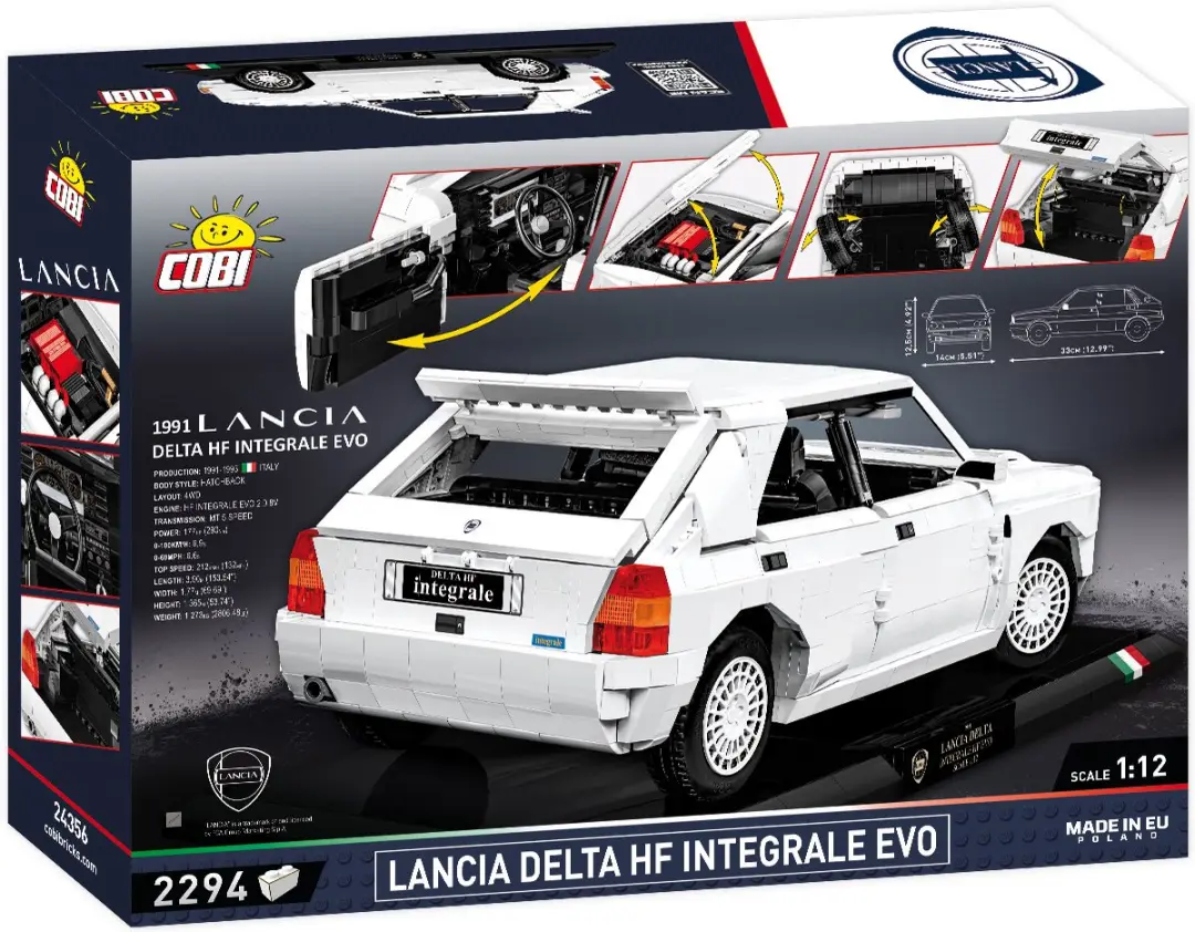 Cobi 24356 Lancia Delta HF Integrale Evo - 2294 Stukken - Meerkleurig