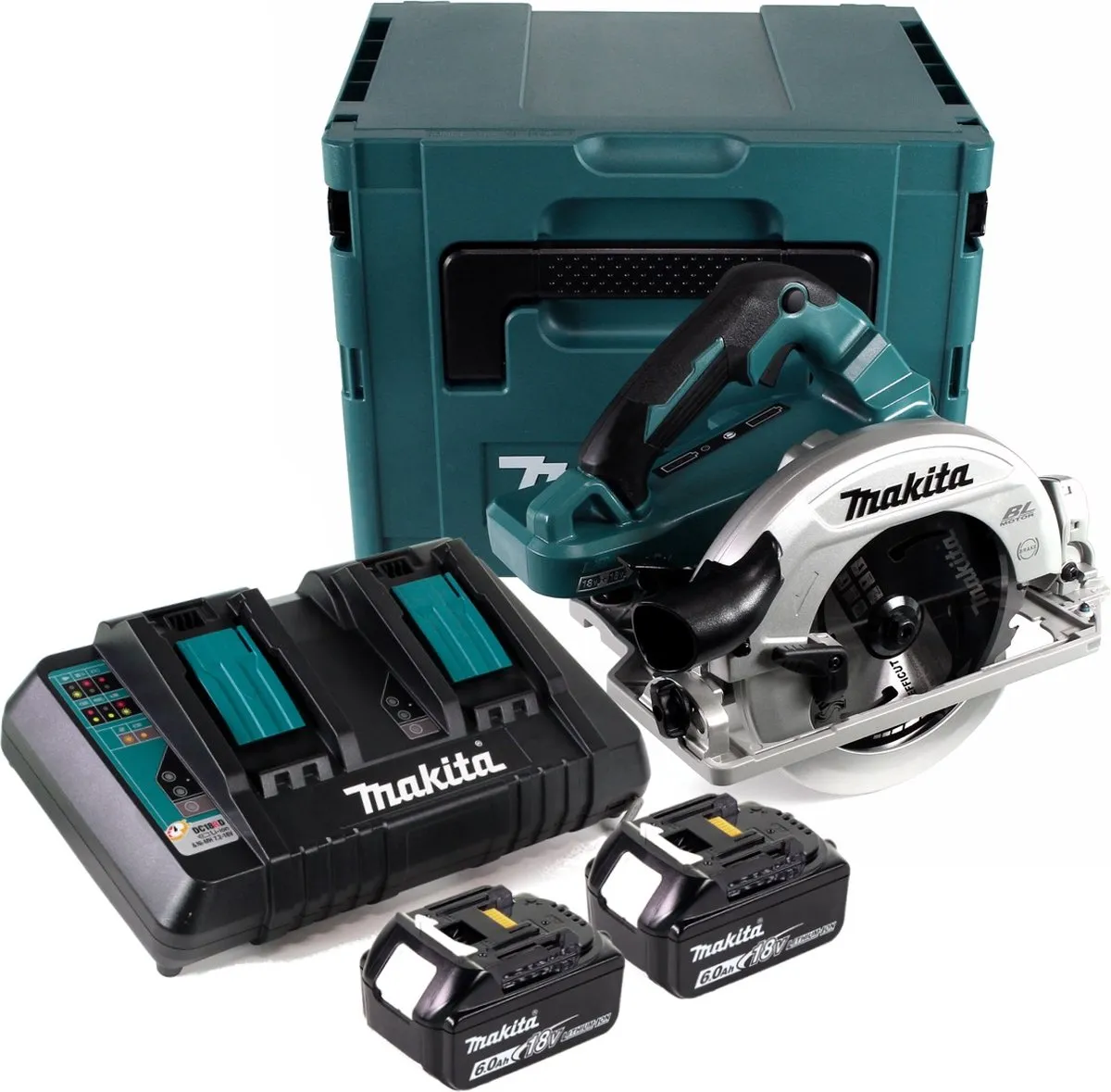 Makita DHS782PG2J Accu Handcirkelzaag 36V - 190mm - 2x 6.0Ah + 2x Lader - afbeelding 5 van 5
