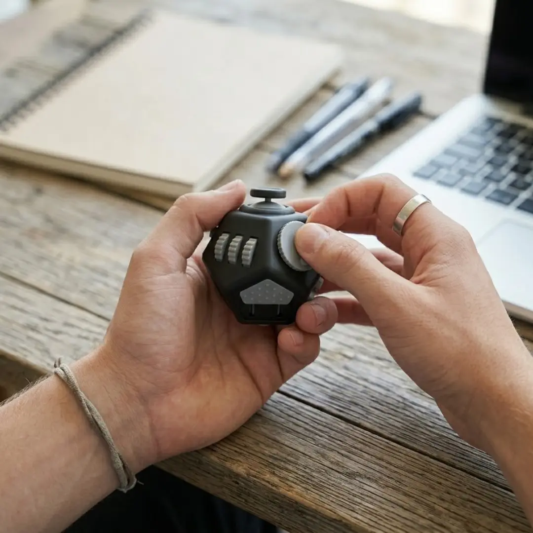 NUVEX Zwart Fidget Toy - Sensorisch Speelgoed
