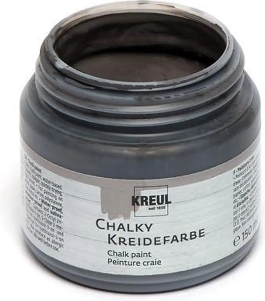 Kreul Chalky Krijtverf Vulkanisch Grijs 150ml