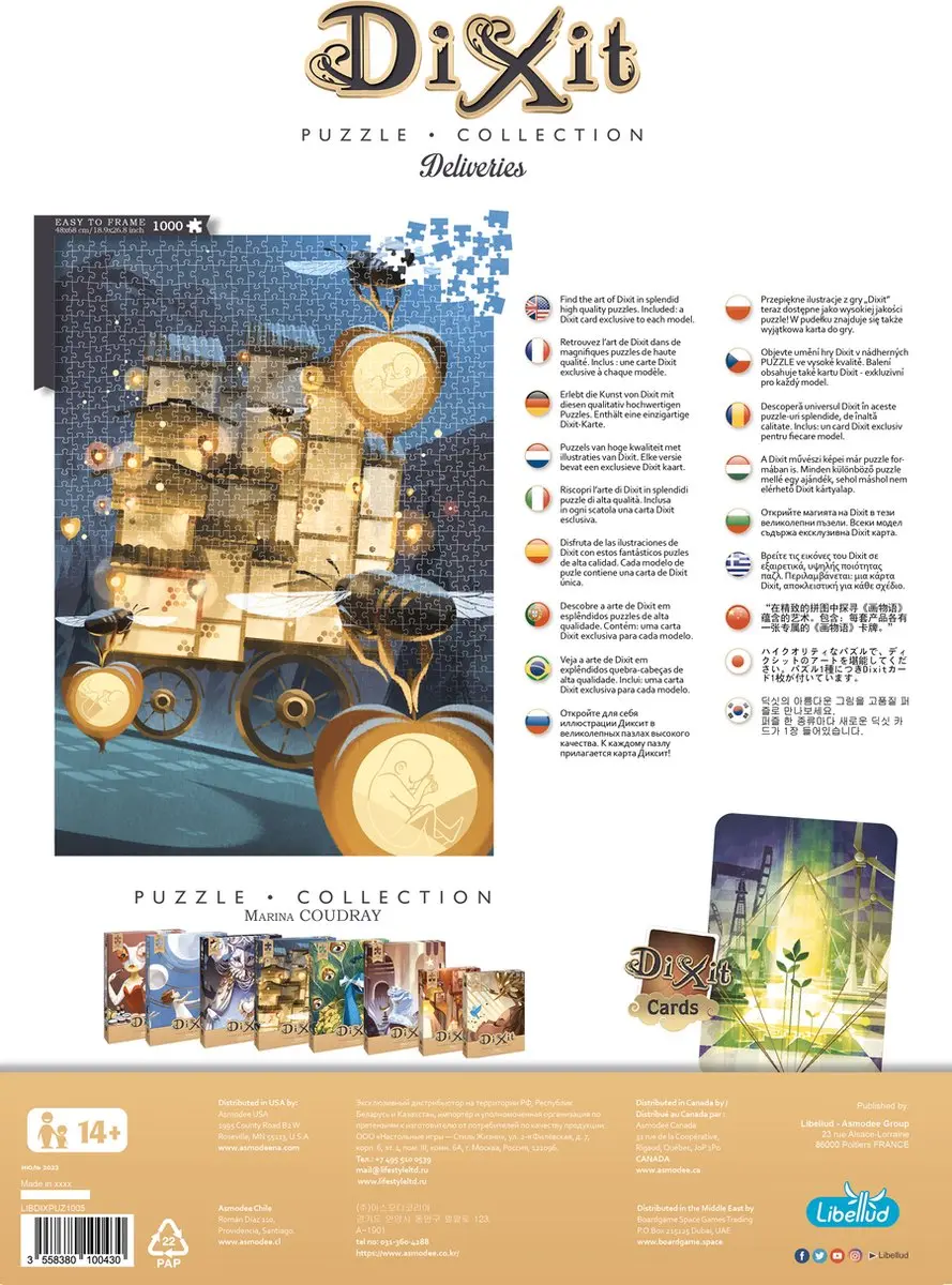 Libellud Dixit Deliveries Puzzel 1000 Stukjes
