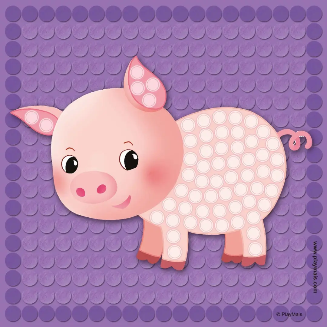 PlayMais Mosaic Little Farm - 2300 Stuks - Multicolor