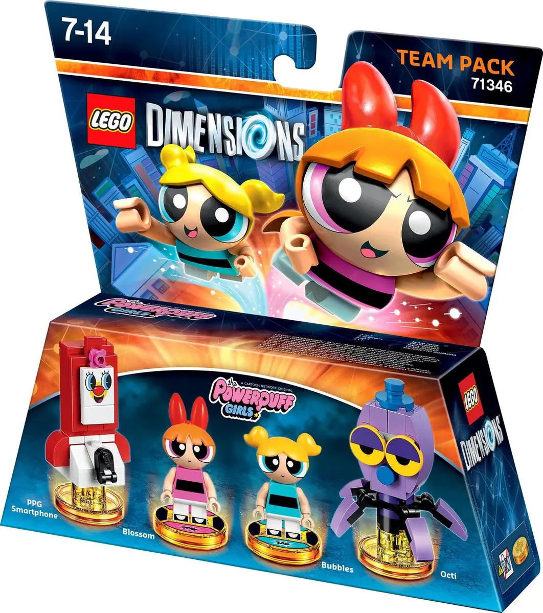 LEGO Dimensions Powerpuff Girls Team Pack 93 Stuks - Meerkleurig