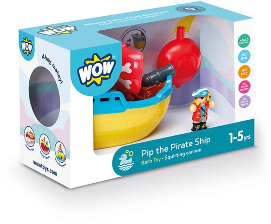 WOW Toys Piratenschip WW 10348 - Meerkleurig