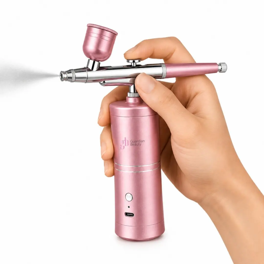 Guardian Beauty Airbrushset met Compressor - Roze