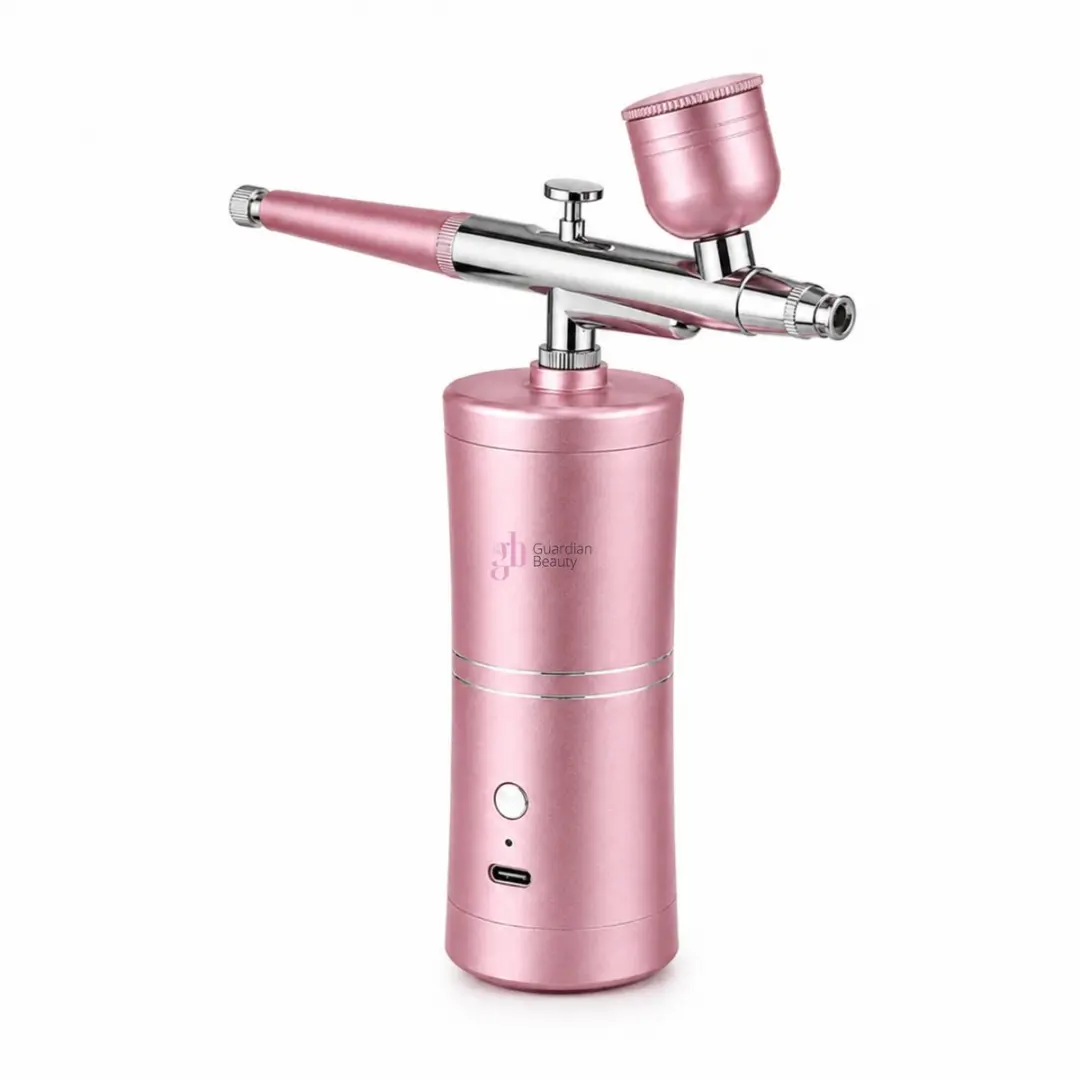 Guardian Beauty Airbrushset met Compressor - Roze