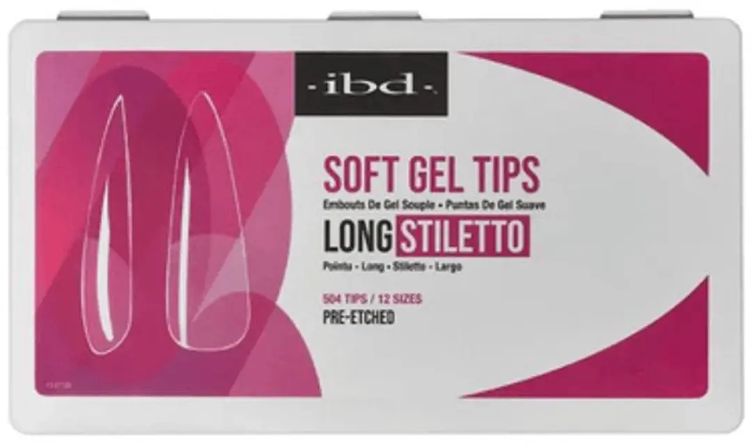 Ibd Soft Gel Tips Long Stiletto