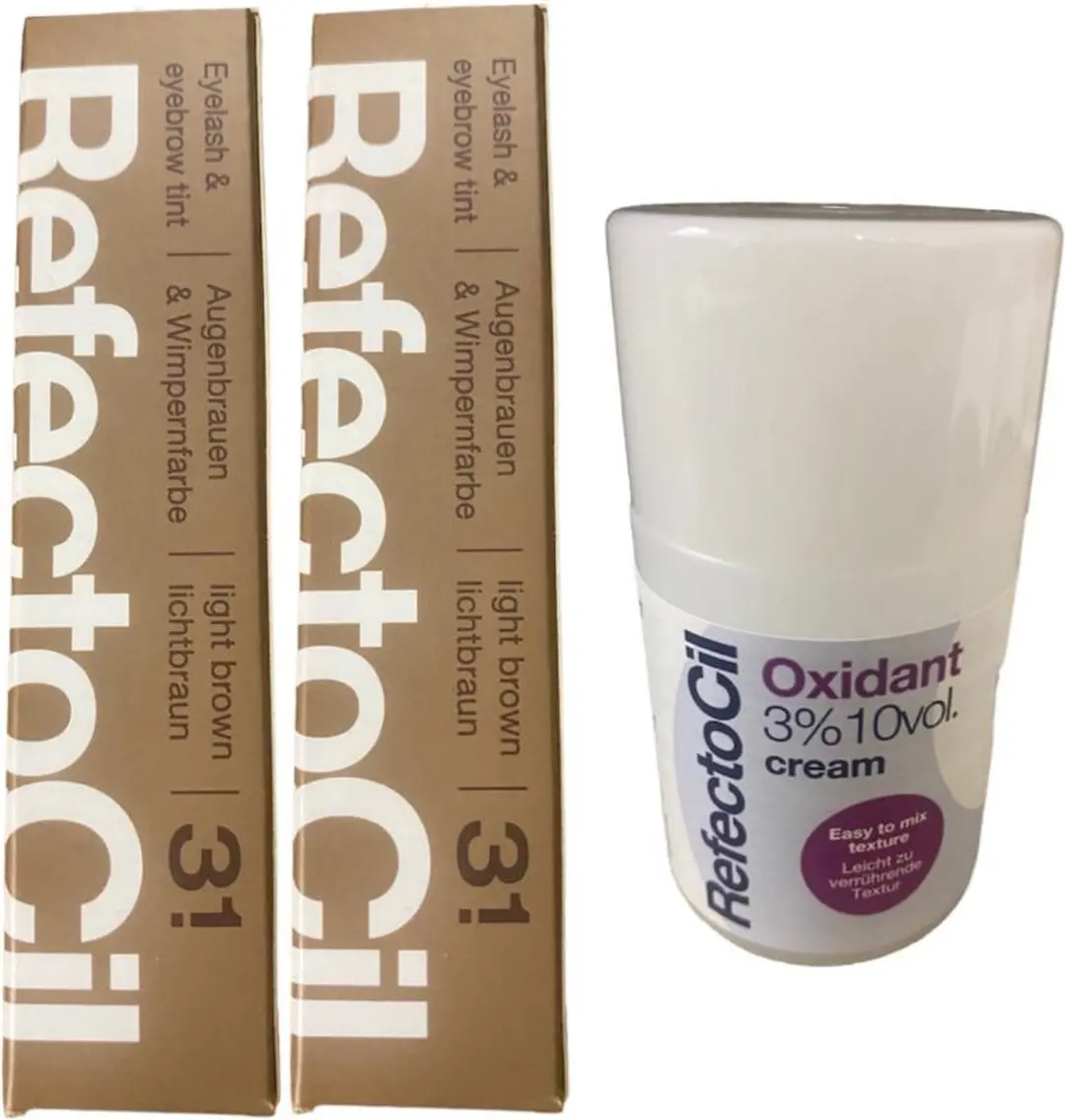 RefectoCil Lightbrown 3 Stuks