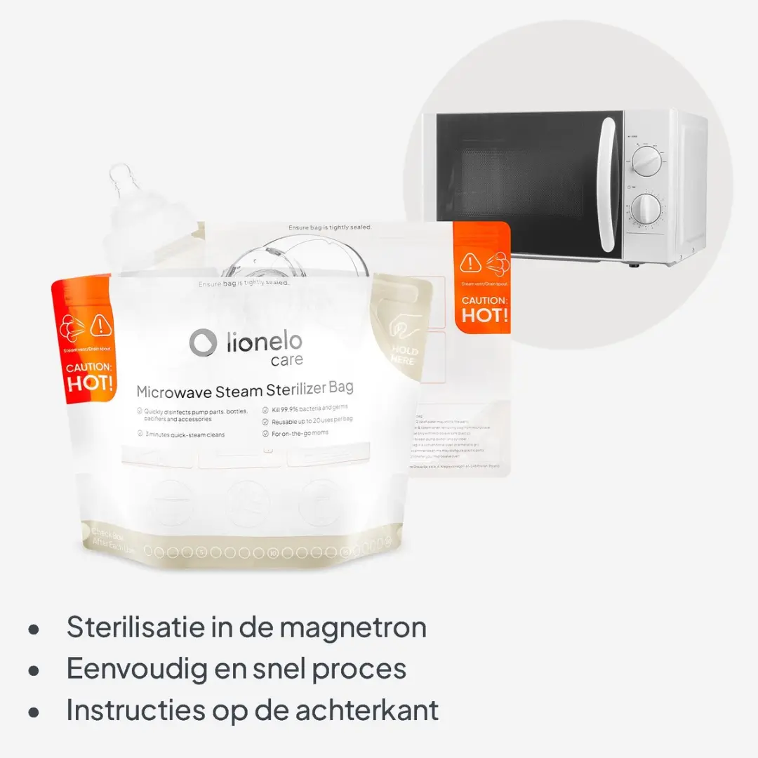 Lionelo Thermbag Magnetron-Sterilisatiezakjes 16 Stuks - BPA-vrij