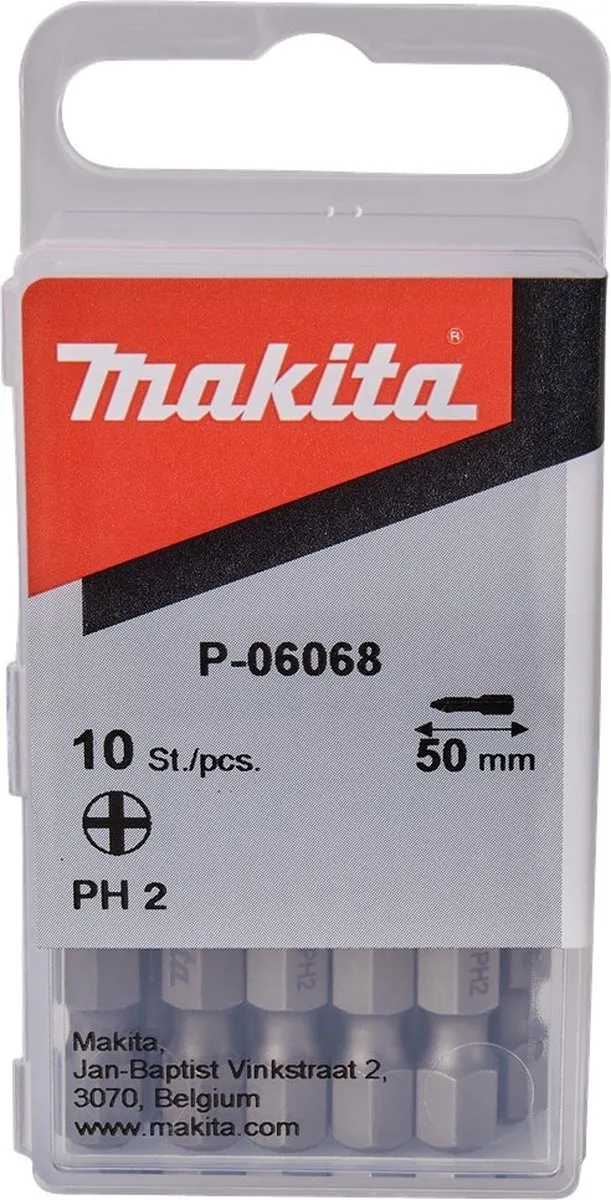 Makita Schroefbit PH2 50mm 1/4" - 10 Stuks