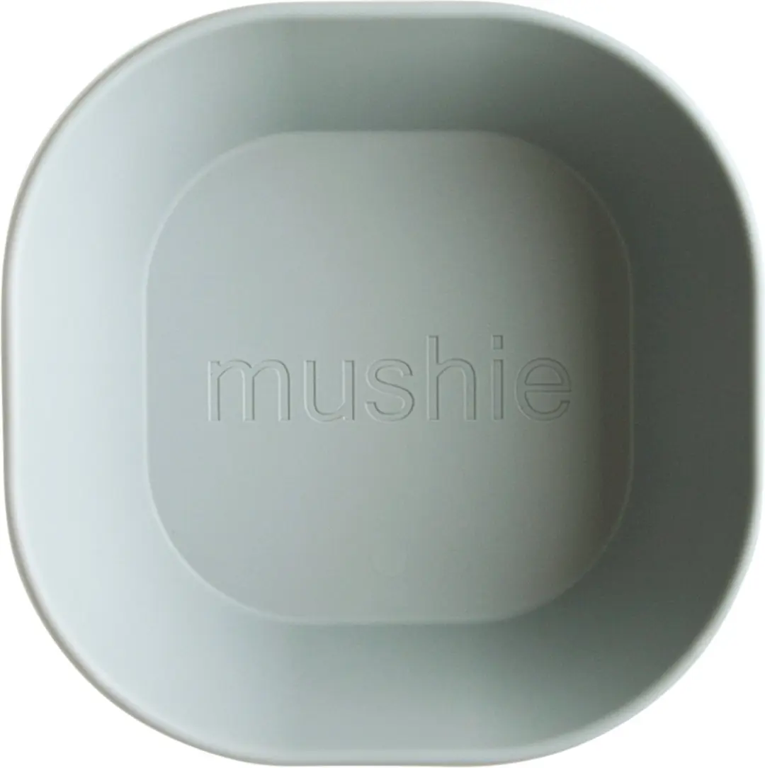 Mushie Kom Vierkant Sage - 2 Stuks