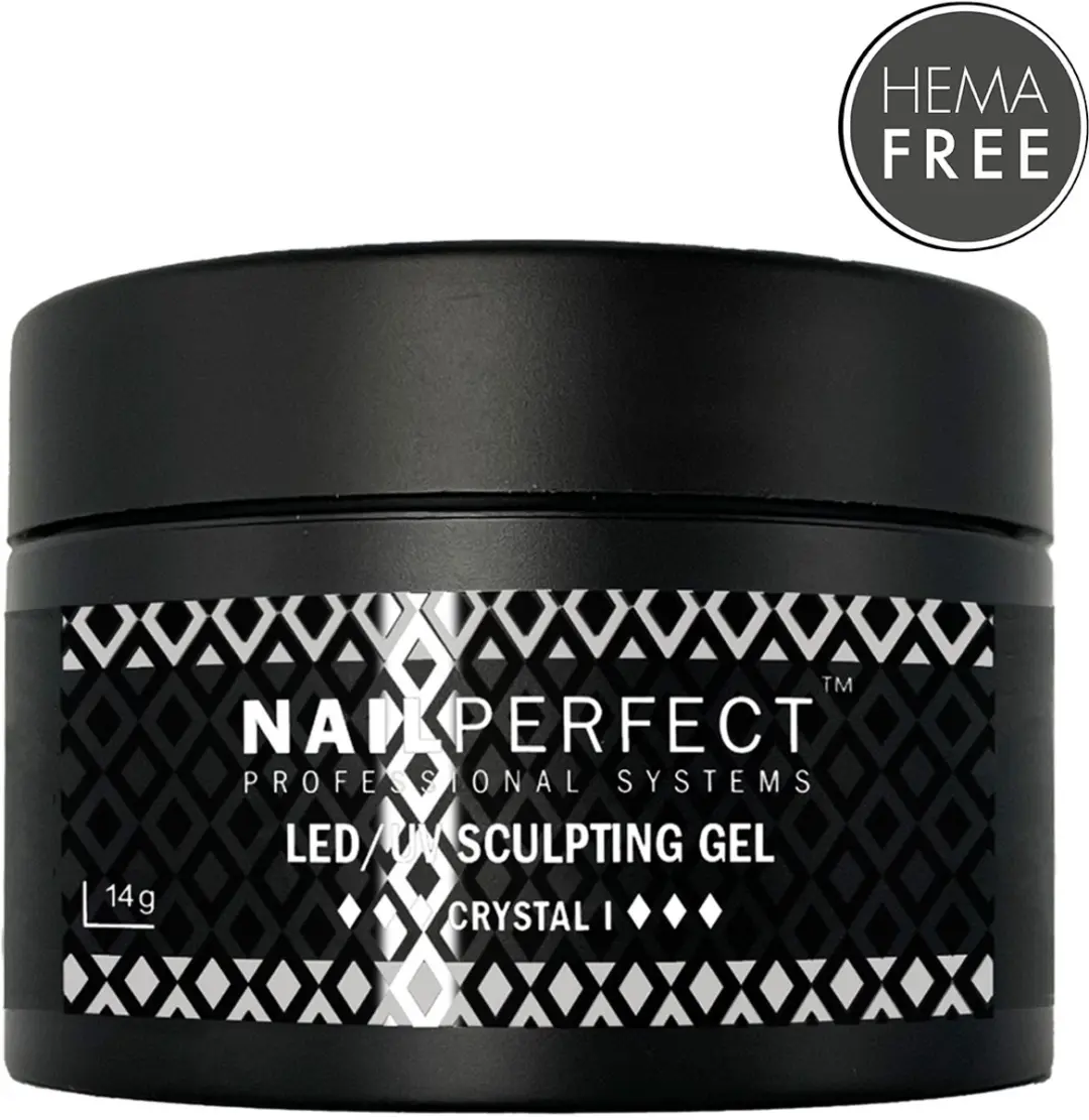 Nail Perfect Crystal 1 LED/UV Sculpting Gel 14g