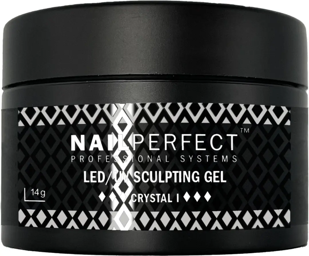 Nail Perfect Crystal 1 LED/UV Sculpting Gel 14g