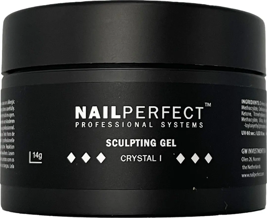 Nail Perfect Crystal 1 LED/UV Sculpting Gel 14g