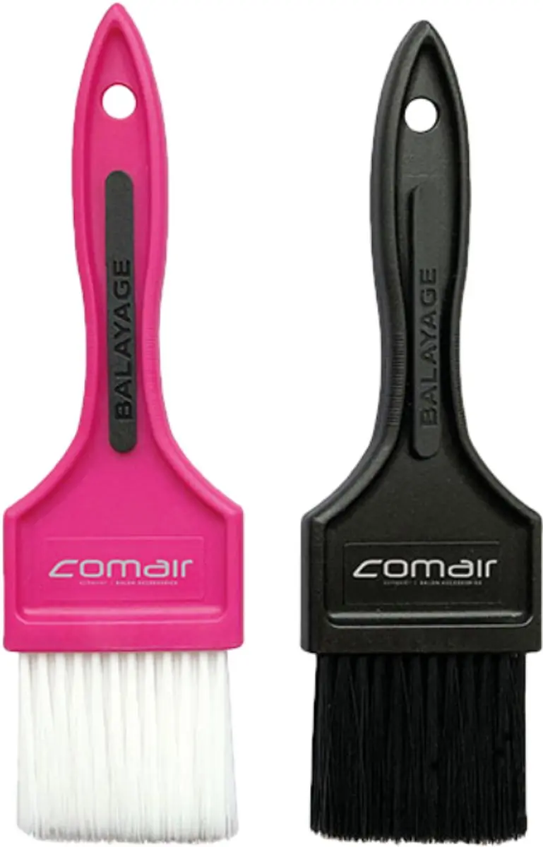 Comair Balayage Kleurborstel Set - Zwart & Roze