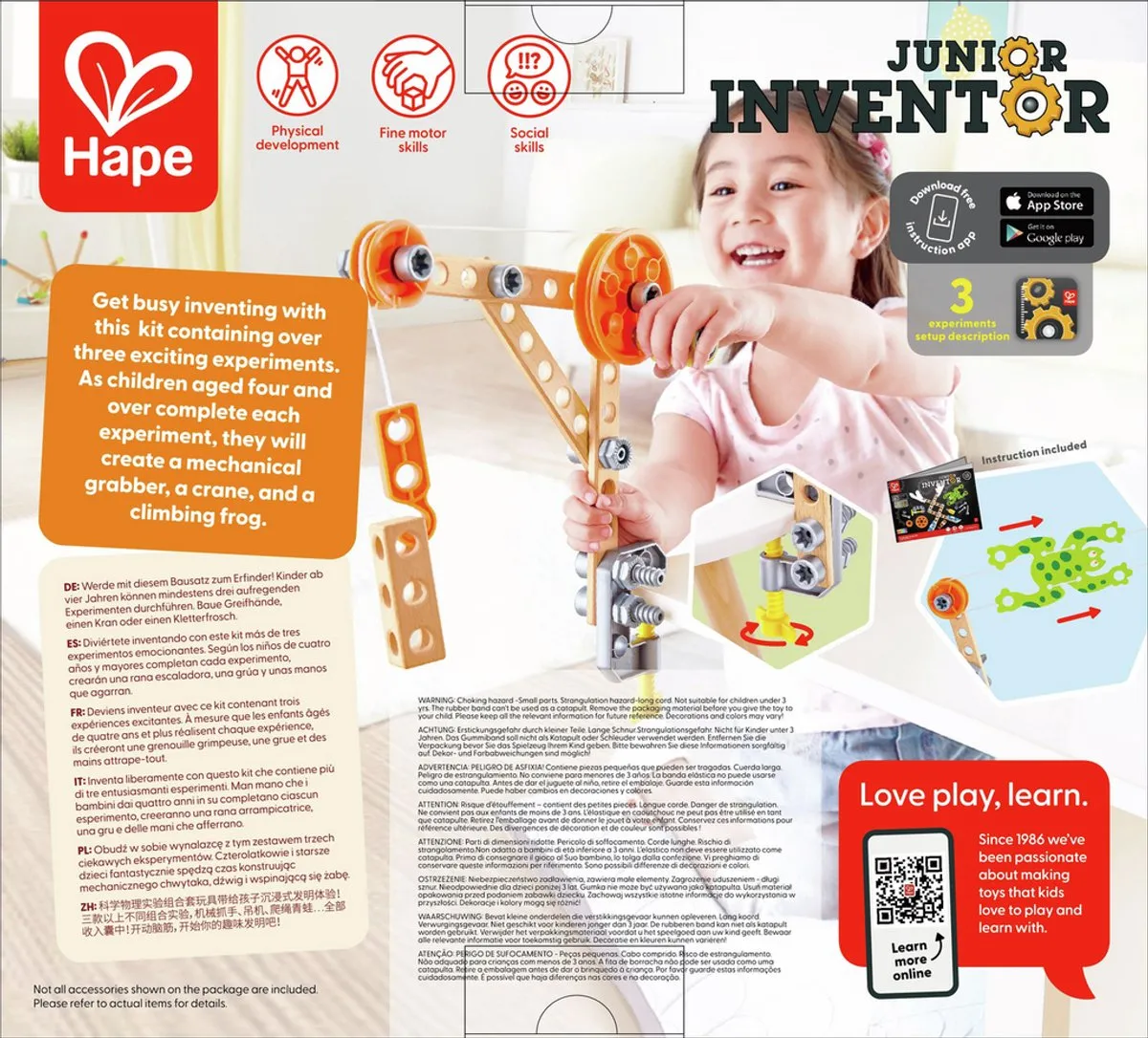 Hape E3030 Bouwsysteem - 37-delig - Veelkleurig - afbeelding 6 van 6