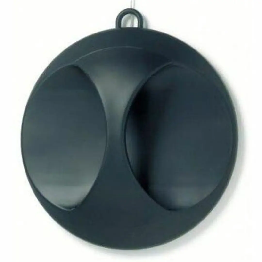 Comair Elegant Handspiegel Mat Zwart 25cm