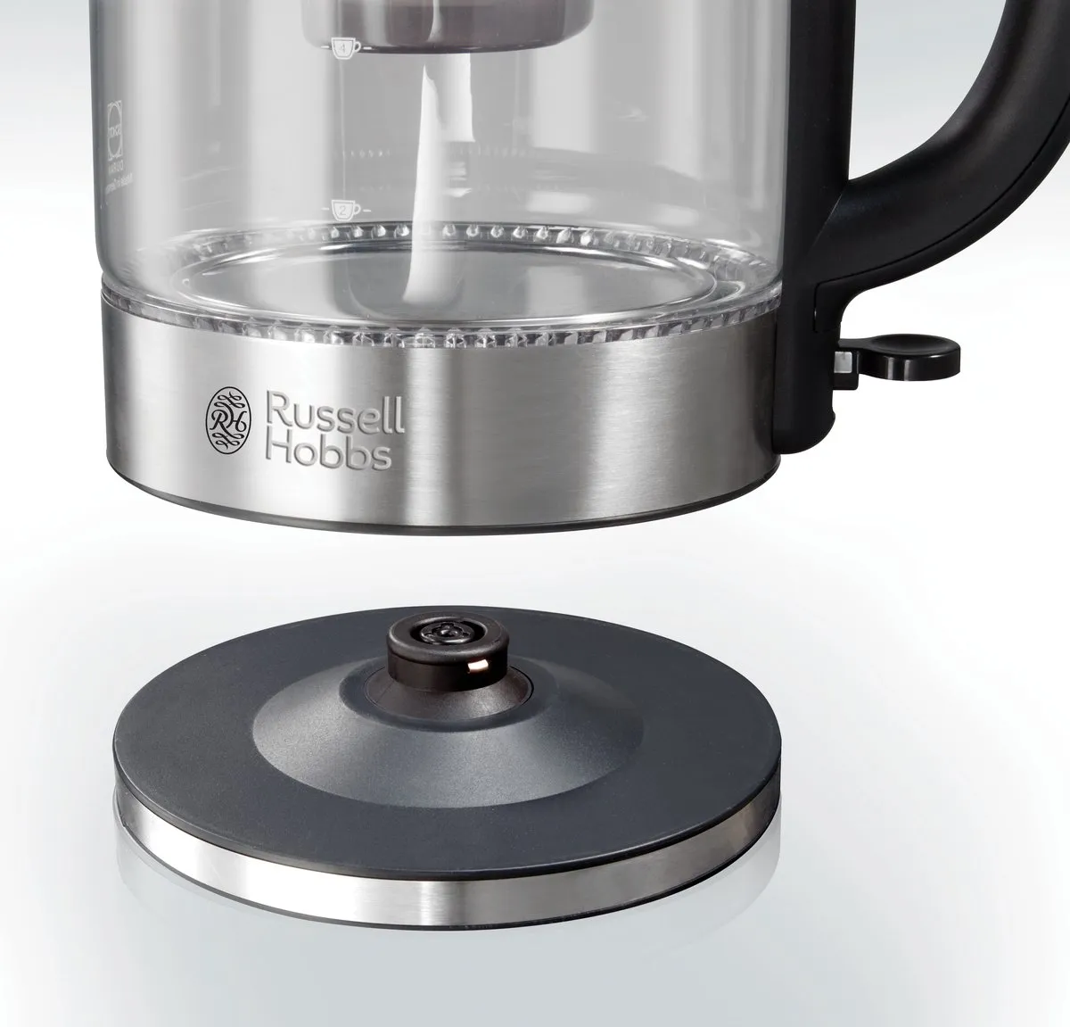 Russell Hobbs Clarity BRITA Waterkoker 2200W 1L - RVS/Transparant