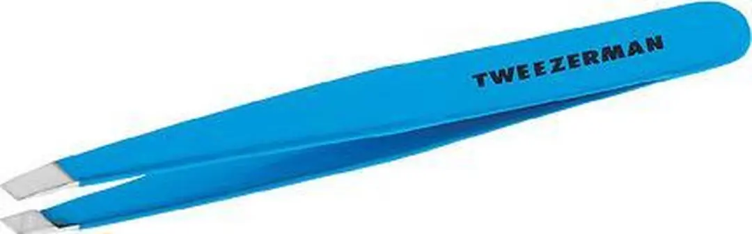 Tweezerman Pincet Schuine Punt Blauw
