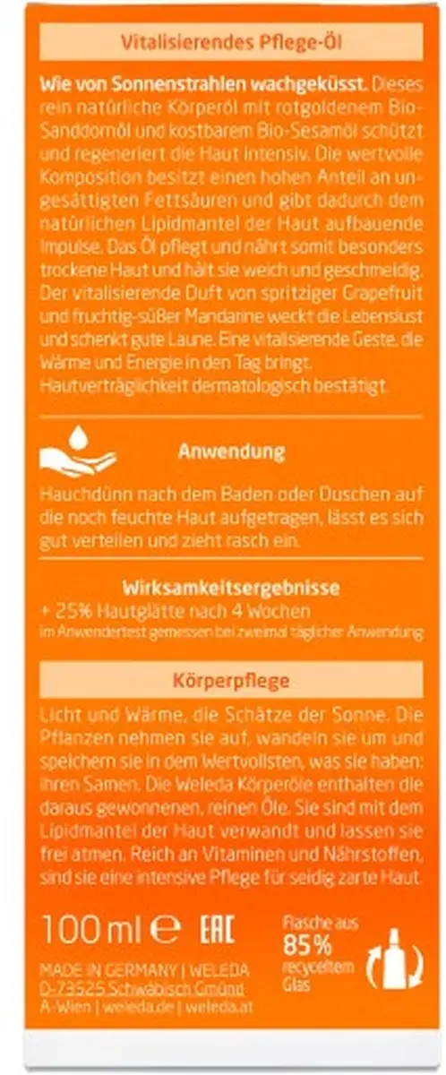 Weleda Duindoornolie Huidverzorging 100ml