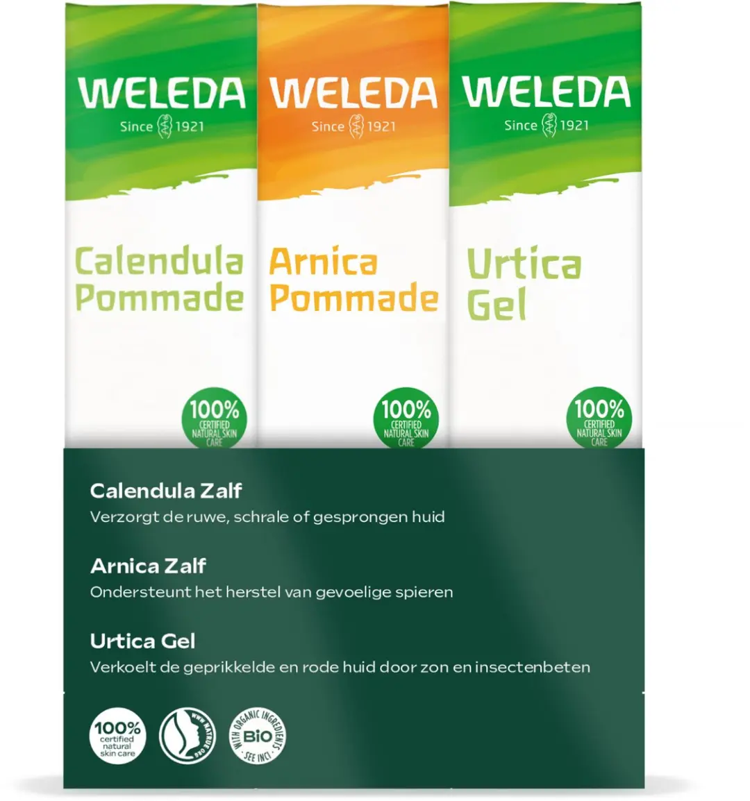 Weleda Eerste Hulp Kit - 3 Stuks Calendula Arnica Urtica - afbeelding 6 van 6