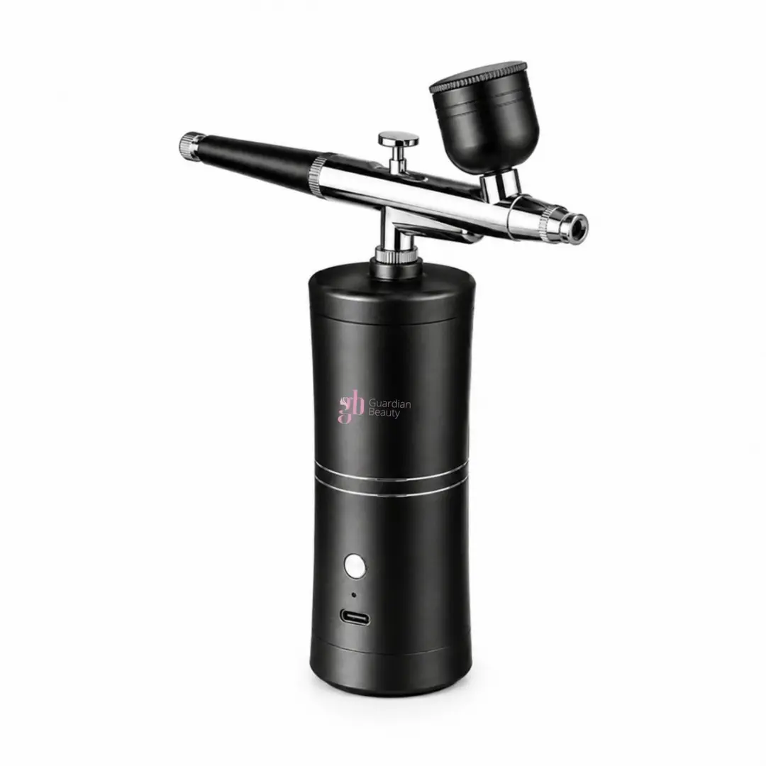 Guardian Beauty Airbrushset met Compressor - Zwart